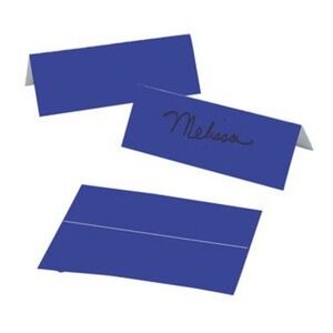 24 BLUE Place‎ Cards Regular Size Card stock All Occasion Wedding Birthday